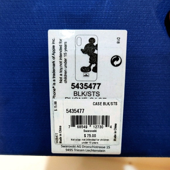 Swarovski Mickey Mouse iPhone X Case - Picture 5 of 5